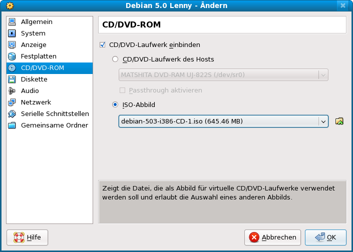 Datei:VirtualBox-3.0-Debian-5.0-Lenny-Gast-aufsetzen-11-virtuelle-Maschine-CD-Laufwerk-einbinden.png