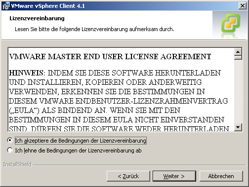 Datei:VMware-vSphere-Client-4.1-Installation-05-Lizenzvereinbarung.png