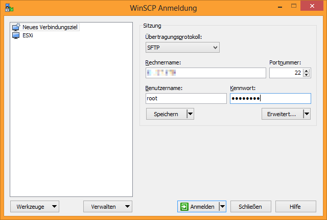 Datei:WinSCP 1 Verbindungsaufbau.PNG