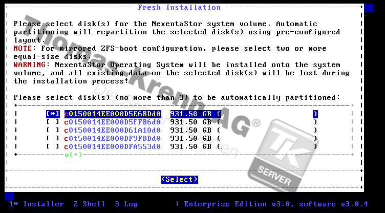 Datei:Nexenta checking available disks.png