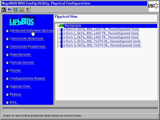 Datei:LSI MegaRAID Advanced Software Option aktivieren1.JPG