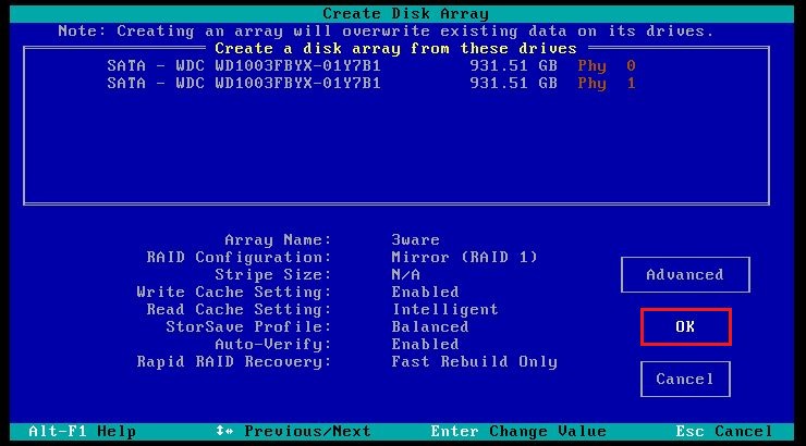 Datei:3ware Raid einrichten BIOS 4.jpg