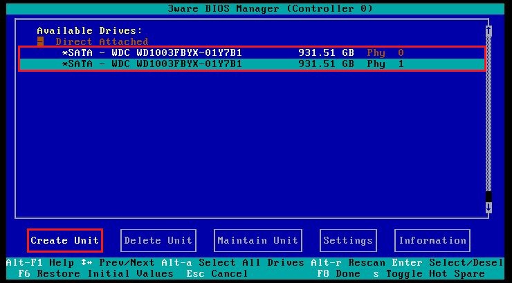Datei:3ware Raid einrichten BIOS 1.jpg
