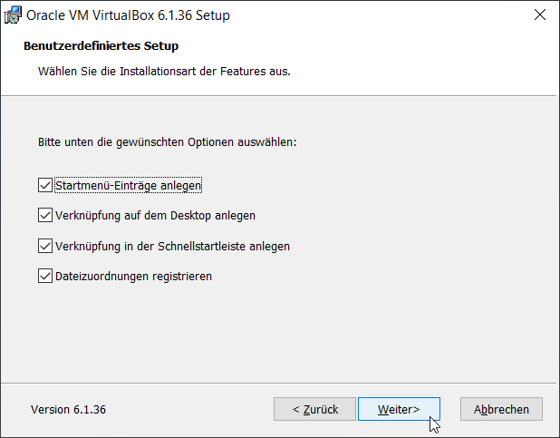 Datei:Windows-10-VirtualBox-6.1-Installation-03-Optionen.png