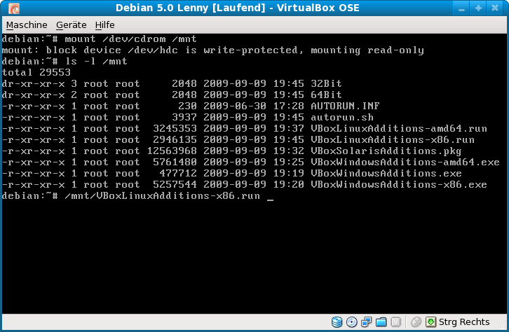 Datei:VirtualBox-3.0-Debian-5.0-Lenny-Gast-aufsetzen-47-Debian-Guest-Additions-Installation-starten.png