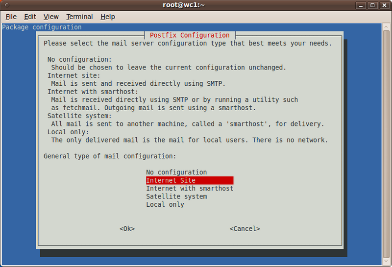Datei:Postfix-Installation-unter-Debian-Lenny-01-tpye-of-mail-configuration.png