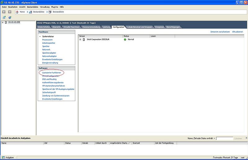 Datei:VMware vSphere Client Konfiguration Lizensierte Funktionen.JPG