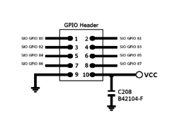 Schema der Beschaltung des FINTEK Chip 81866