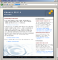Schritt 1: Download des vSphere Client Installers von der Webseite eines gerade neu installierten ESXi Servers