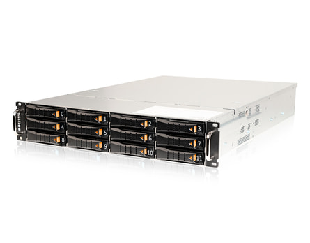 2U AMD single-CPU RA1212-AIEPN server - Server view