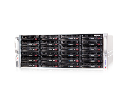 4HE AMD Dual-CPU RA2424 Server - Frontansicht