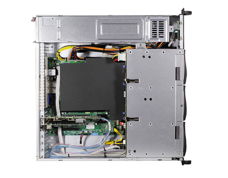 2U Intel Single-CPU RI1203H Server - Internal view