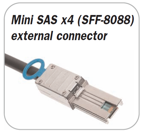 Datei:Mini sas x4 externer stecker SFF-8088.png