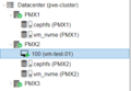 Die VM/CT ist nun in der Übersicht einem anderen Node zugeordnet. Wiederholen Sie dieses Vorgehen bis alle VMs und Container migriert sind.
