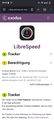 Tracker-Report (0 Tracker)[4] für LibreSpeed von Exodus-Privacy[5] (französisches non-Profit).