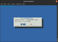 Adjust the swap setting if necessary and confirm this.