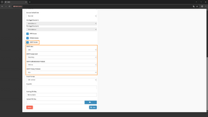 In the lower section, enable SNMP Access and configure the desired SNMP parameters.