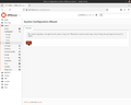 Nach einer Neuinstallation startet einmalig der Wizard. Klicken Sie auf Next.