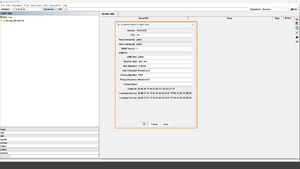 In the advanced settings, select SNMP Version 3 and enter the login access data.