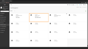 Select the user for whom you want to enable SNMP.