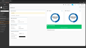 After logging in, go to Settings in the left-hand menu.