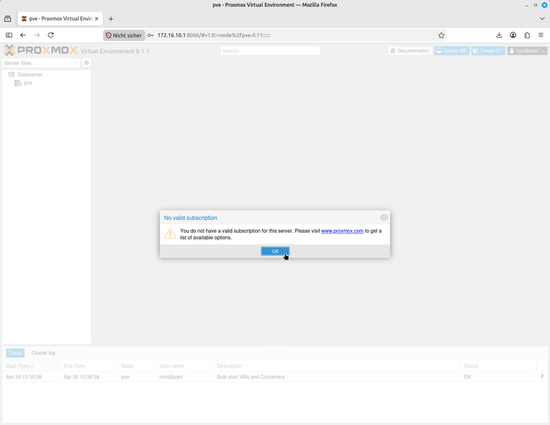 Datei:Proxmox-VE-9-Installation-20-Proxmox-VE-Subscription-Hinweis.png