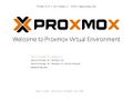 Wählen Sie Install Proxmox VE.