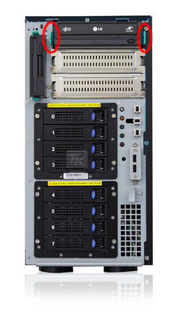 Server Tower SR108 front view