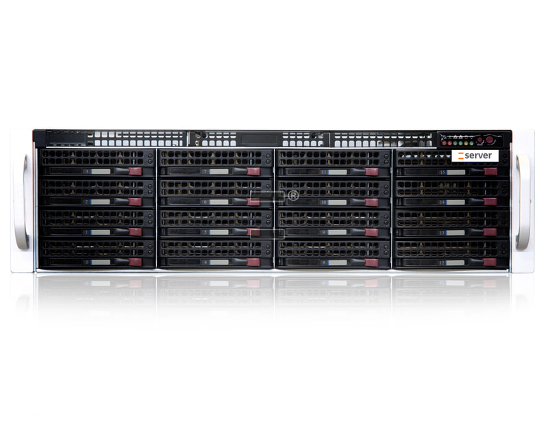 3HE AMD Dual-CPU SC836 Server (Abverkauf) - Frontalansicht