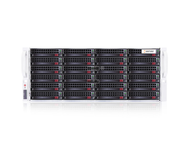 4HE Intel Dual-CPU SC846 Server Server - Frontalansicht