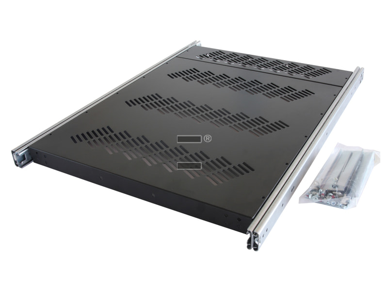 Serverschrank Knürr 41HE x 800 x 1000 mm - Gerätefachboden mit Auszug (optional)