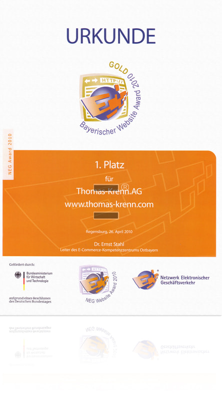 Bayerischer Website Award 2010