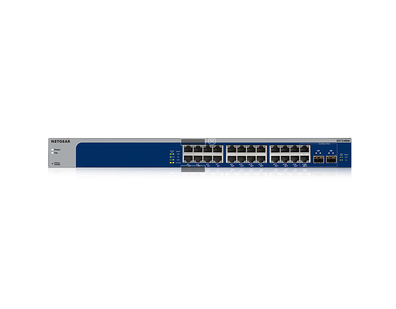 Netgear Web Managed Plus (10GBASE-T) - 24 Port 10GbE Switch Netgear XS724EM