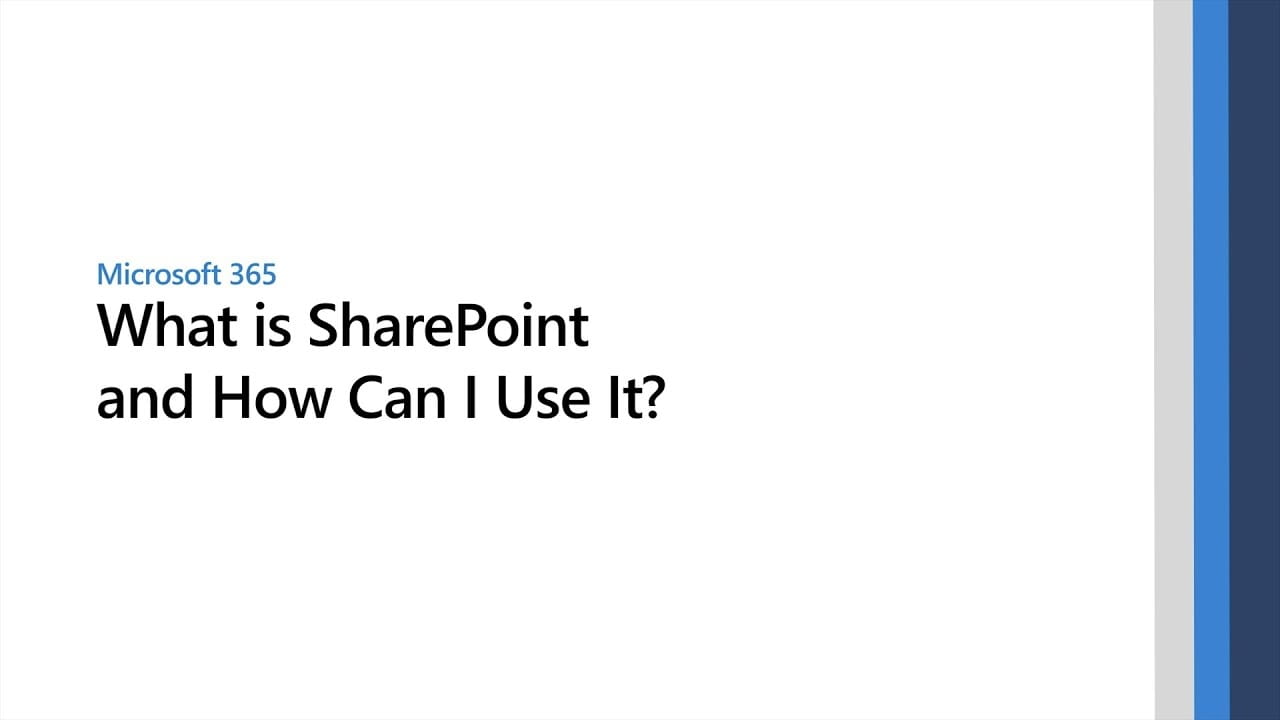 What is Microsoft SharePoint and how can I use it?