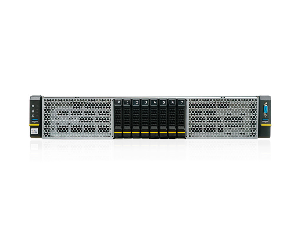 2HE Intel Dual-CPU RI2208-TKXSG Server - 2HE_Intel_DualCPU_RI2208_TKXSG_Frontal