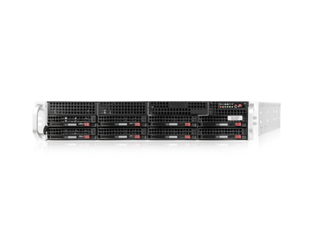 2HE AMD Dual-CPU RA2208-SMEP Server - Frontansicht