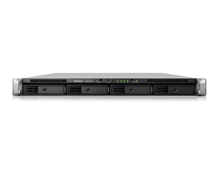 Synology RS814RP+ NAS - Frontalansicht Synology RS814RP+ NAS - Frontalansicht