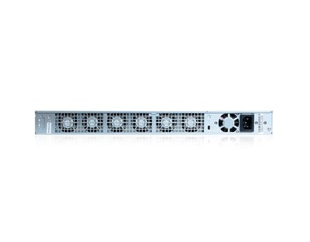 1U Intel Scalable single-CPU RI1102H-F server - Rear view