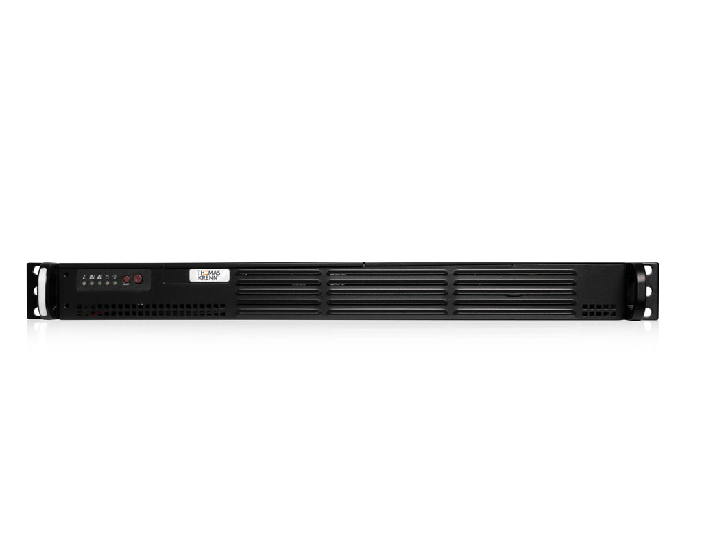 1U Intel single-CPU RI1101-SMXEH server - Front view