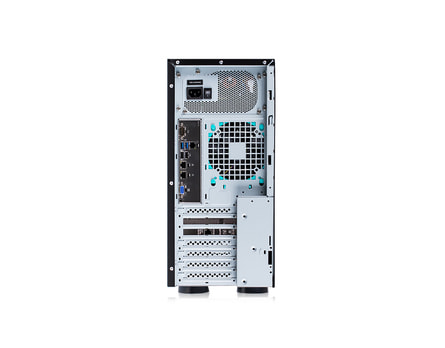 Server-Tower Intel Single-CPU TI104+ - Rear view