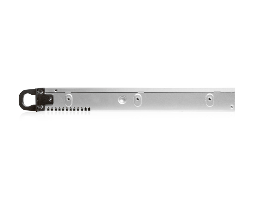 1U Intel single-CPU RI1102-SMXE server - Side view