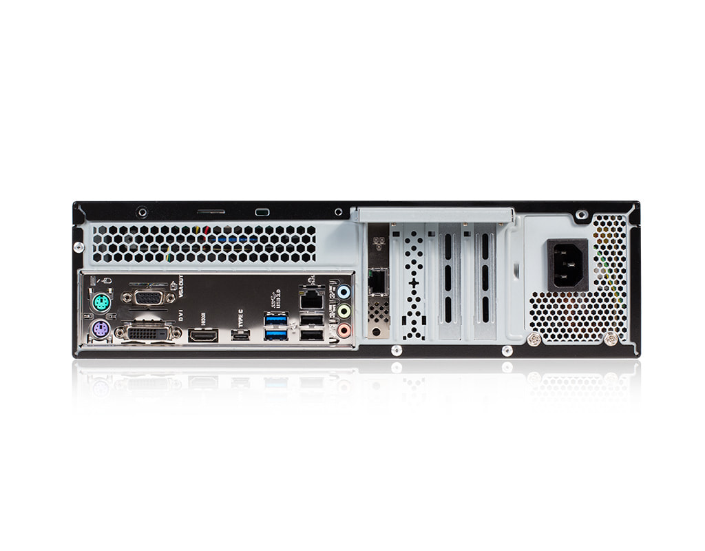 Business PC PI3D - Rear view Business PC PI3D - Rear view