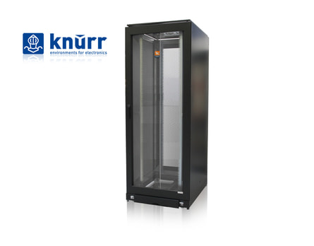 Server cabinet Knürr 41U x 800 x 1000 mm - Front view