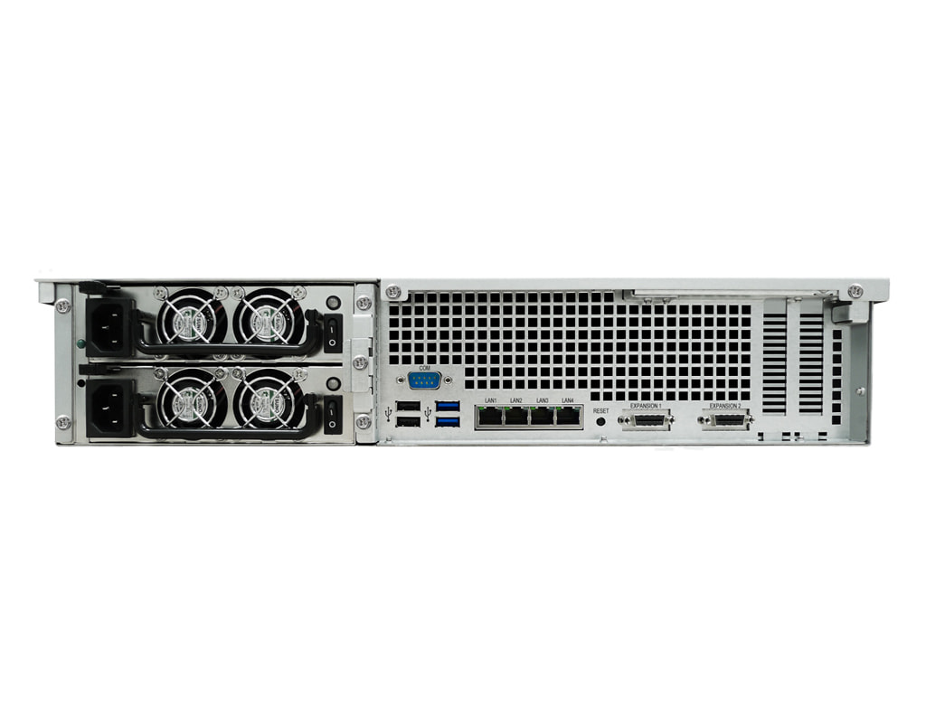 Synology RS3614XS+ NAS - Rückansicht Synology RS3614XS+ NAS - Rückansicht