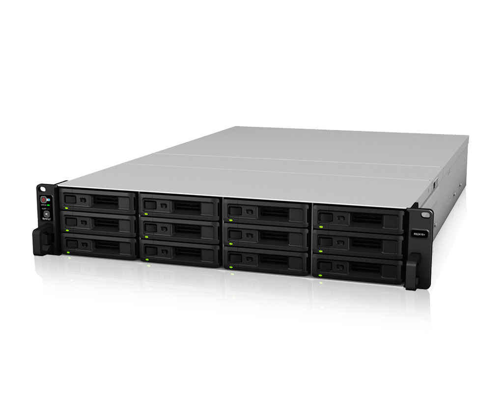Synology RS2418RP+ NAS - Serveransicht
