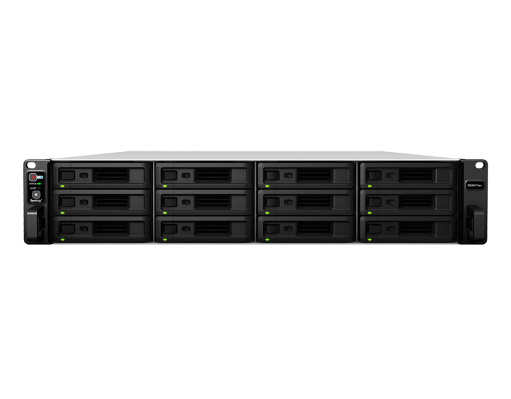 Synology RX1217RP JBOD - Frontalansicht Synology RX1217RP JBOD - Frontalansicht