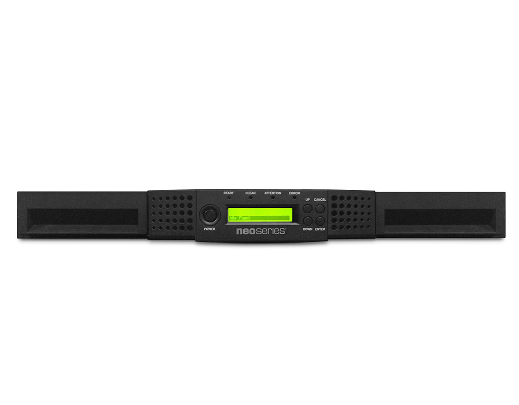 1U NEOs Storage Loader LTO SAS - Front view