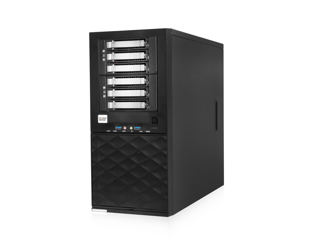 Server-Tower Intel Single-CPU TI1506-INXEN - Frontansicht Server-Tower Intel Single-CPU TI1506-INXEN - Frontansicht