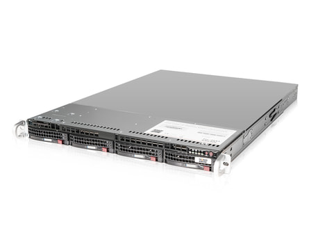 1HE Intel Dual-CPU RI2104-SMXS Server - Serveransicht