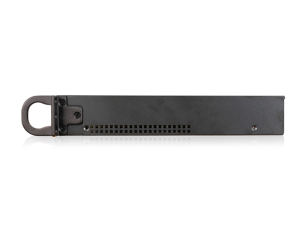 1U Intel single-CPU RI1102D-F server - Side view